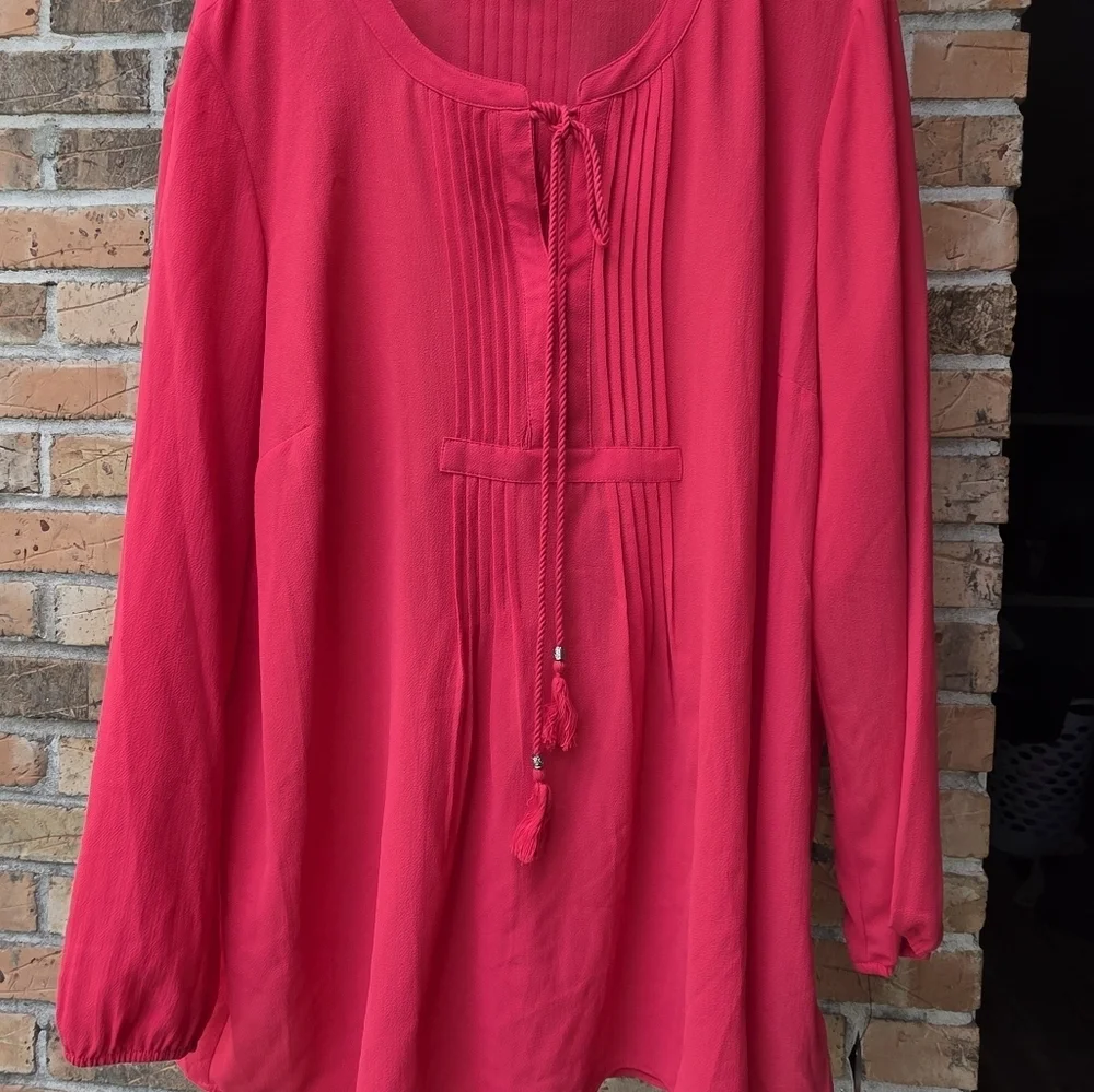 Signature Studio Women's Pink Blouse